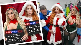 Milfs de doamna Claus și asistent de basm fura și să-i pedepsească cu cruzime