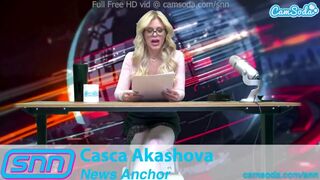 Casca Akashova Newscaster Milf uimitor masaj live