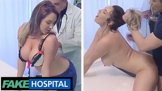 Milf britanic cu sâni mari seduce medicul ceh în spital - spital fals