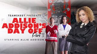 Ziua liberă a lui Allie Addison - Partea 3: sexy partid de fete adolescente