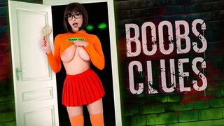 Jinkies, Velma şi Fred rezolvă un mister într-o casă alunecoasă, dar mai degrabă şi-o trag