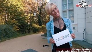 Thin German blond adolescent devine data mic dejun neasteptat dracu '