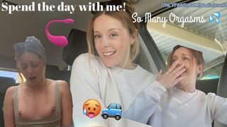 Orgasm vlog zi - alături de mine pentru o zi plină de distracție luxuriantă obișnuită, cu momente în spatele ei și o mulțime de stropi!