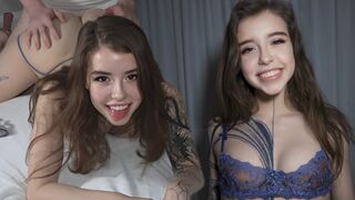 Târfe sexy, murdare, adolescente cu selecţie de sex sălbatic