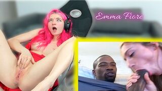 Tiptokos Emma Fiore a fost șocată de porno alb-negru fierbinte