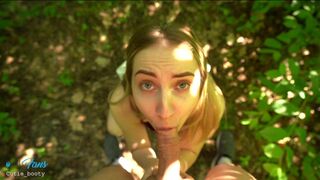 Aventura blonda adolescenta in public: pov sex oral plin fata dupa dracu riscant
