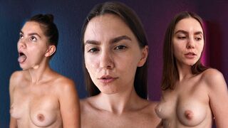 Încercați să-l păstrați împreună! Micul pariu fata de fotografiere selecție crempie
