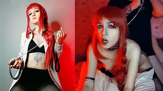 Makima a pierdut controlul asupra animalului ei de companie - sex fierbinte cosplay sunako kirishiki