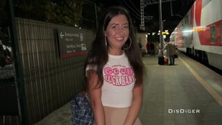 Un tren, care a primit o coadă în organ
