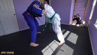 Jiu jitsu de formare schimba dominant dracu antrenor Andy Savage