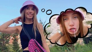 Sex oral profesionist în parcul public, îi ia 2 minute să se bucure de