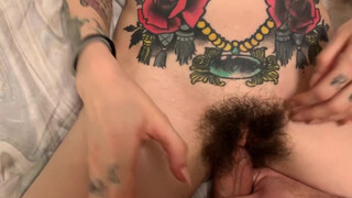 Tatuat păros Amator Pussy