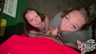 Dublu sex oral în Miami alee cu Katja miyatovici și Ruby labelle