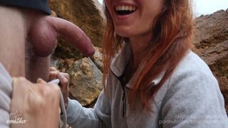 Sex oral public şi sex oral rapid pe plajă în Pov