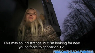 PublicAgent - sculă mare și groasă și o tipă blondă