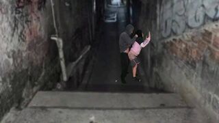 Cățea maro greu futut cu lordul dealului Favela după dans funk