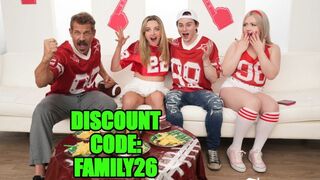 Hot Family Four Sunday at Family Strokes Channel