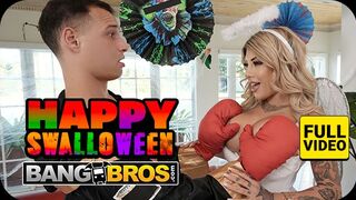 BANGBROS Network Sexy Milfje Wild Suck Mostohafia Mare Dick înainte de Halloween