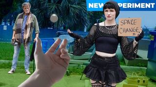 Experiment Rape Labs: Wild Teen Girl Sexy Elite Bitch este un duș sub un gratuit Folosește canalul