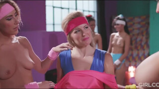 GIRLCORE - Antrenamentul de aerobic se transformă într-o orgie
