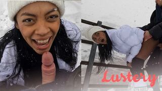 Sofi Vega zăpadă dracu 'în zăpadă - sex fierbinte latin