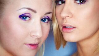 Lesbiene blonde Sărbătoarea sexy