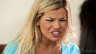 Abby Lee Brazilian și Adriana Sephora Hot Teenage Lesbian Games